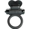 PRETTY LOVE Anello Vibrante Per Pene Rabbit 10 Vibrazioni Nero Silicone - Pretty Love