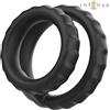 INTENSE, INTENSE COUPLES TOYS, INTENSE T Anello Classico Per Pene Doppio Silicone Nero 25-35 Mm - Intense