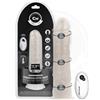 COCK MILLER Dildo Realistico Con Vibrazione E Luci 19,5 Cm Bianco Silicone Telecomandato - Cock Miller