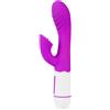 ARMONY, ARMONY VIBRATORS Vibratore Rabbit Happy Con Lingua 18,9 Cm Viola Silicone Multifunzione - Armony