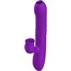 ARMONY, ARMONY VIBRATORS Vibratore Rabbit Fully G Spot Riscaldante Multifunzione Viola Silicone 23 Cm - Armony