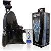 FLESHLIGHT Masturbatore Maschile Turbo Thrust Blue Ice Con Supporto Universale E Lubrificante 50ml - Fleshlight