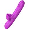 ARMONY, ARMONY VIBRATORS Vibratore Multifunzione Angelia Riscaldante Suzione Rotante Viola Silicone 22 Cm - Armony