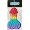 KHEPER GAMES Gadget Scherzo Antistress Pop-It Forma Pene Multicolore Silicone - Kheper Games