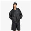 adidas Originals Giacca adidas Pleather SST Oversized Track Top Black/ Maroon