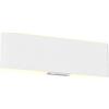 Trio Leuchten Lampada da parete a LED a batteria Conchita 257610131, in metallo bianco opaco, LED da 2 Watt, connettore USB-C, supporto da parete magnetico, telecomando, colore della luce e luminosità