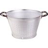 Baldassare Agnelli Pentole Agnelli ALMA16840 Colapasta Conico con Maniglie Inox Spessore 3 Millimetri, Diametro 40 cm