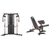 Adidas Macchine da Pulley Adidas Crossover + Panca Multiposizione Utility Bench Preacher Pad Leg Extension