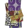 XCOFG Tessuto Africano 100% cotone,stampa africana Ankara Wax,tessuto Ankara stampa casuale 6 pezzi,per progetti di artigianato di cucito e Patch Work,vestiti fai da te, dimensioni di ogni pezzo(80x110cm)