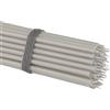 NKlaus - 50x Candele a bastoncino grigio senza fuliggine senza gocciolamento sottile L 16cm Cera di paraffina premium 36115