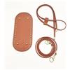 FZBANG Kit Fai da Te per Realizzare Una Borsa con Base per Borsa a Secchiello in Pelle Sintetica con Catena, Tracolla, Accessori per Borsa all'Uncinetto