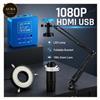 Microscopio Digitale Industriale 1080P HDMI USB C-Mount Supporto LED