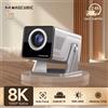 Proiettore 8K HD 1080P ANSI Lumen Auto Focus Trapezoidale per Casa e Esterni