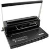 Rilegatrice a Doppio Anello con Perforatore Integrato Compatta per Ufficio,