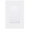 Intimissimi Canotta Smanicata Con Scollo A V In Cotone Mercerizzato Filo Premium Bianco
