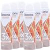 Rexona 6 deodoranti spray Rexona Maximum Protection, anguria e cactus, 150 ml ciascuno