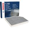 BOSCH Filtro, Aria abitacolo 1987432369 | Filtro di Ricambio - Contro cattivi odori, polline e polvere per un'aria più pulita all'interno del veicolo