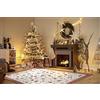 Villeroy & Boch Tappeto di Design Nostalgic Shine - Toy's Delight - Coperta Con Albero di Natale, per Soggiorno, Camera da Letto, Sala da Pranzo, Corridoio, Rosso