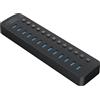 Orico 13 Porte Usb-A 3.0 Dc 12V 5A 60W Hub Con Connettori Cavo Usb-A Usb-B