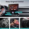 OEM Adattatore di connessione CarPlay wireless con Wi-Fi a 5 GHz - Connessione per iPhone con iOS 10+ e funzione CarPlay integrata