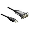 Delock Adattatore DELOCK USB 2.0 Tipo-A > 1x Seriale RS-232 D-Sub 9, cavo da 3 metri