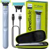 Philips OneBlade First Shave QP1324 - Rasoio - 2 lame - Custodia da viaggio