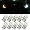 NSLUMO lampadine alogene T10 W5W 168 194, scocca trasparente, luce gialla | DC 12V per targa, parcheggio, plafoniera, lettura, cruscotto, indicatori, bagagliaio e vano portaoggetti 10PCS