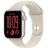 Apple Watch SE 3nd generation SE 3 GPS, Cassa 44 mm in alluminio galassia con Cinturino Sport sabbia - M-L