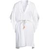 120% LINO - Vestito corto - Bianco