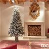 EDG Enzo De Gasperi Albero di Natale innevato Pino Merano 180 cm con 550 LED
