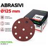 Festool Disco carta abrasiva RUBIN velcro 8 fori Ø 125mm - Festool®