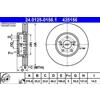 ATE 2x Disco freno ventilato 24.0125-0156.1 ATE per TOYOTA AVENSIS AVENSIS Liftback
