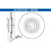 ATE 2x Disco freno ventilato 24.0123-0129.1 ATE