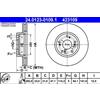 ATE 2x Disco freno ventilato 24.0123-0109.1 ATE per HONDA CIVIC VII Hatchback STREAM