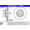 ATE 2x Disco freno ventilato 24.0123-0105.1 ATE per HONDA PRELUDE IV PRELUDE V