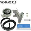 SKF Kit cinghia distribuzione con profilo dente arrotondato VKMA 01918 SKF per AUDI