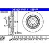 ATE 2x Disco freno ventilato 24.0326-0107.1 ATE per VOLVO S70 V70 I C70 I Coupé