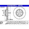 ATE 2x Disco freno ventilato 24.0125-0170.1 ATE per MAZDA 5 3 3 Tre volumi