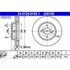 ATE 2x Disco freno ventilato 24.0125-0155.1 ATE per TOYOTA COROLLA COROLLA Familiare