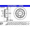 ATE 2x Disco freno ventilato 24.0118-0709.1 ATE per TOYOTA LAND CRUISER 90