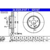 ATE 2x Disco freno ventilato 24.0325-0167.1 ATE per MERCEDES-BENZ CLASSE A