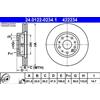 ATE 2x Disco freno ventilato 24.0122-0234.1 ATE per LANCIA THESIS