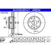 ATE 2x Disco freno ventilato 24.0125-0214.1 ATE per MAZDA 3 3 Tre volumi CX-3