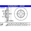 ATE 2x Disco freno ventilato 24.0123-0127.1 ATE per FORD FIESTA VII FIESTA VII Van