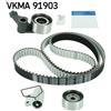SKF Kit cinghia distribuzione con profilo dente arrotondato VKMA 91903 SKF