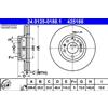 ATE 2x Disco freno ventilato 24.0125-0188.1 ATE per MAZDA 6 Hatchback 6 Familiare