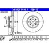 ATE 2x Disco freno ventilato 24.0125-0146.1 ATE per HONDA ACCORD VI