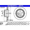 ATE 2x Disco freno ventilato 24.0120-0171.1 ATE per OPEL OMEGA B OMEGA B Familiare