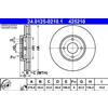 ATE 2x Disco freno ventilato 24.0125-0210.1 ATE per FORD ECOSPORT