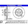 ATE 2x Disco freno ventilato 24.0128-0740.1 ATE per LEXUS IS II IS C IS III